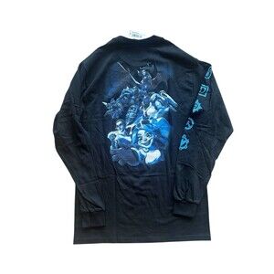 NWT Blizzard Men's S Blizzcon 2023 Anaheim Key Art Black LS Shirt NEW